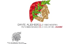 Logo ufficiale per le celebrazioni di 750 anni di Dante Alighieri realizzato dallo studente Kristian Prifti, classe 3a/I indirizzo grafica e comunicazione dell’Istituto Tecnico Statale Francesco Viganò di Merate (LC)