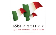 Il logo per la Celebrazione del 150° Anniversario dell'Unità d'Italia